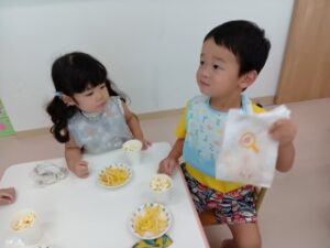 シャカシャカしました